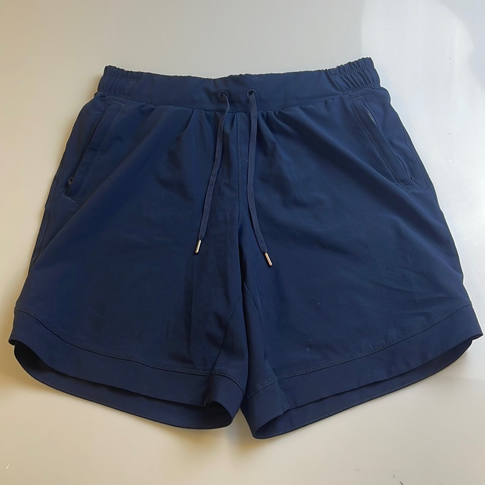 CALIA by Carrie Underwood Navy Athletic Drawstring Shorts
